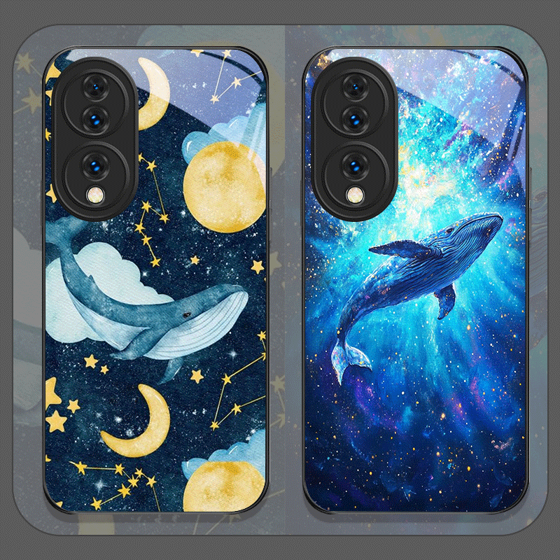 Huawei Nova 12 - 만화 별이 빛나는 하늘 블루 웨일