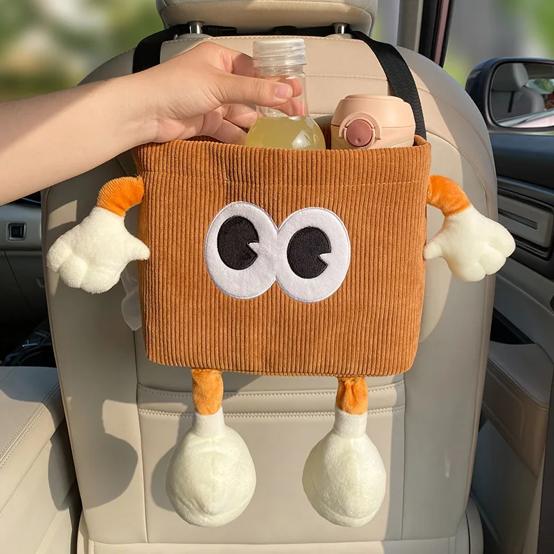 Tablet Car Accessories - 자동차 쓰레기통, 만화 눈 우산 물병