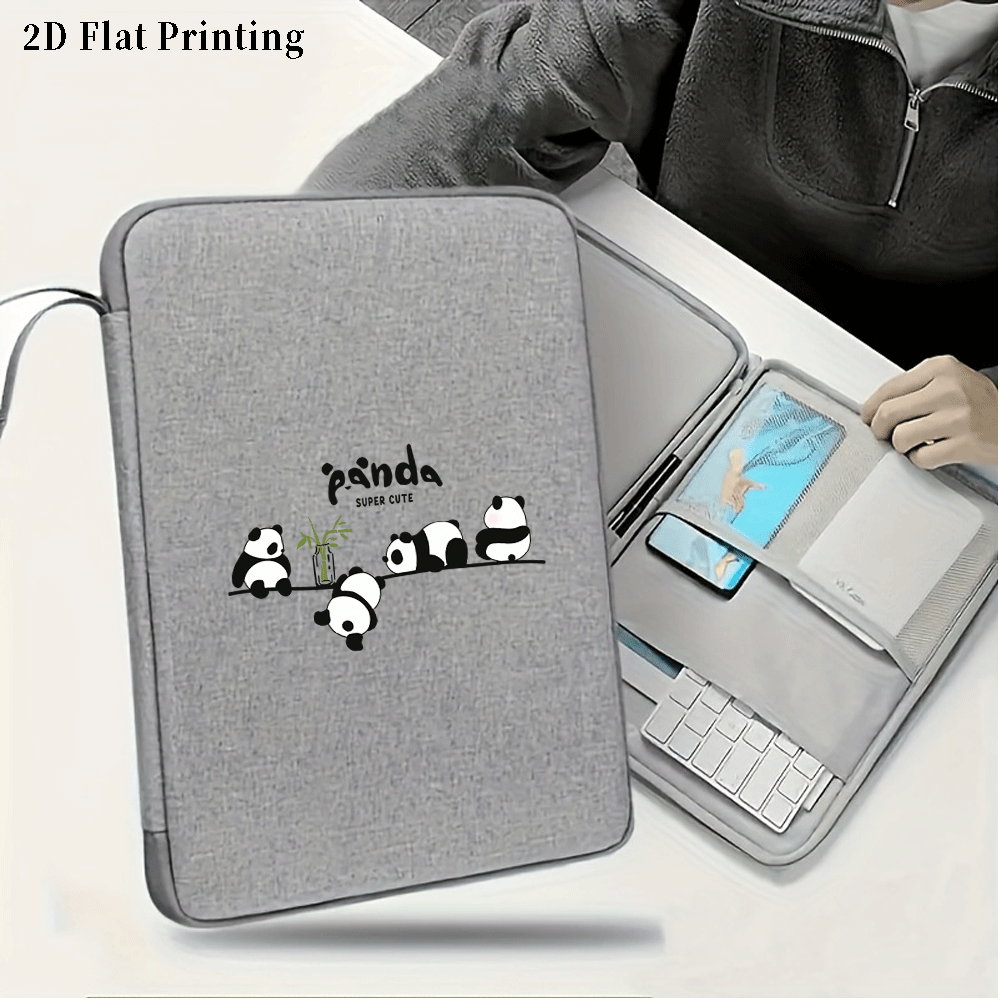 Wacom Tablet Accessories - 팬더 프린트 태블릿 슬리브 가방 10.9/12.9