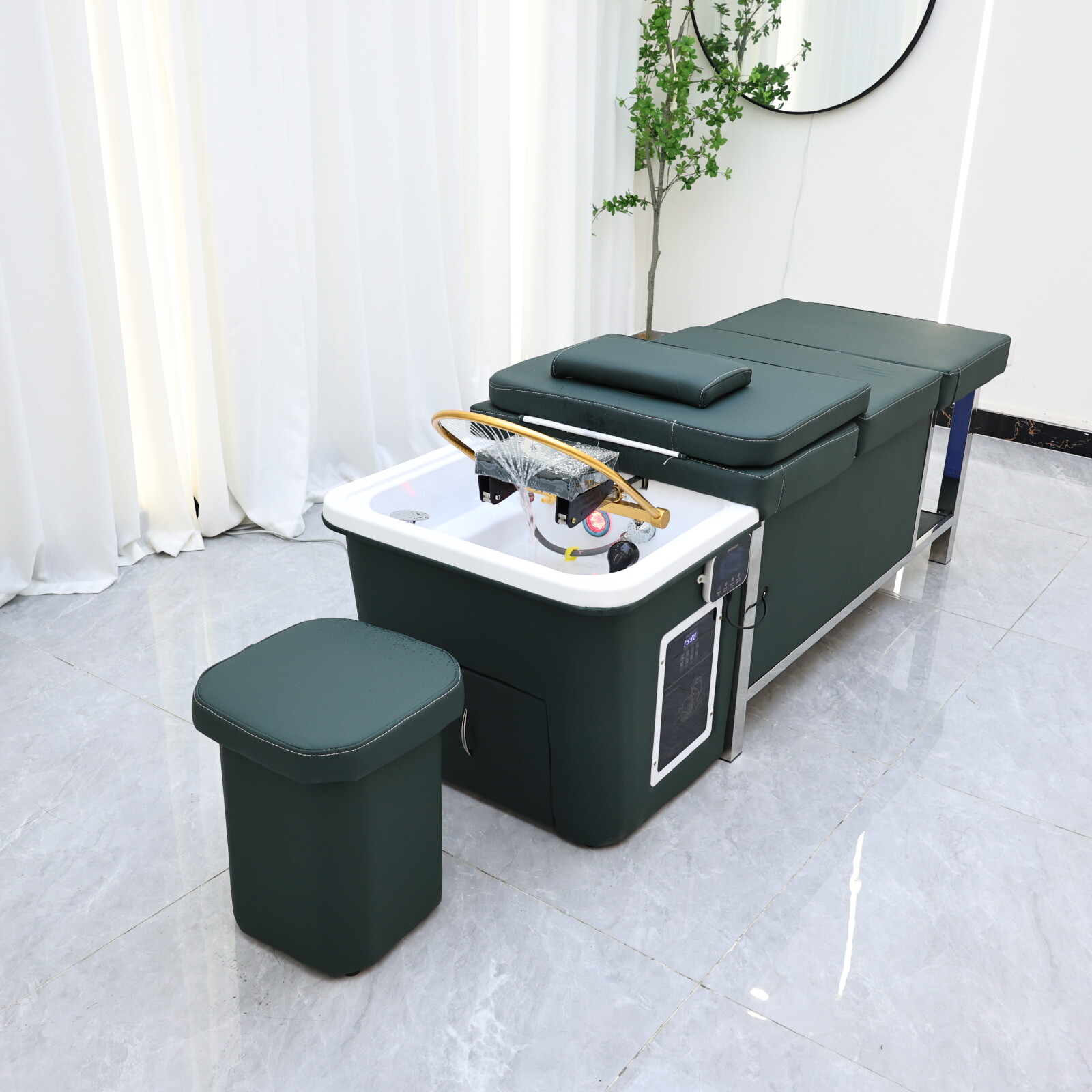 Massage Table Accessories Uk - 헤드 스파 마사지 샴푸 침대 (온수