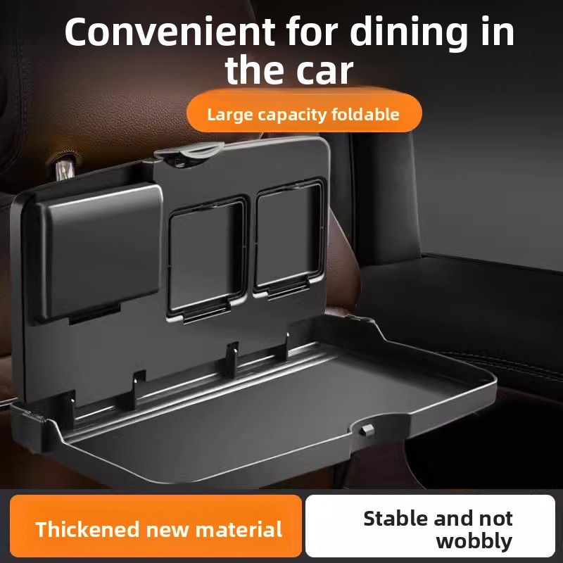 Tablet Car Accessories - 자동차 뒷좌석 접이식 식탁 - 컵홀더가
