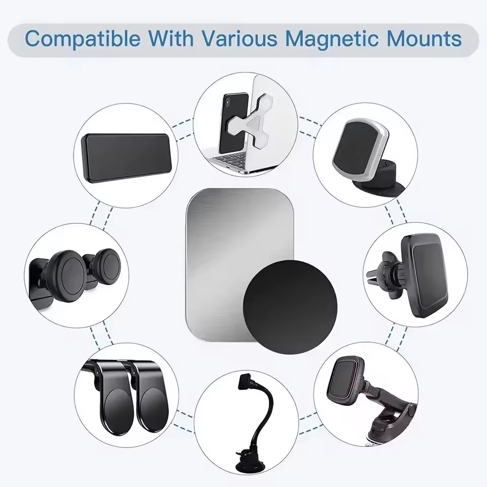 5/10pcs 자기 금속 플레이트 디스크 자동차 전화  - Tablet Car Accessories 리뷰 및 가격
