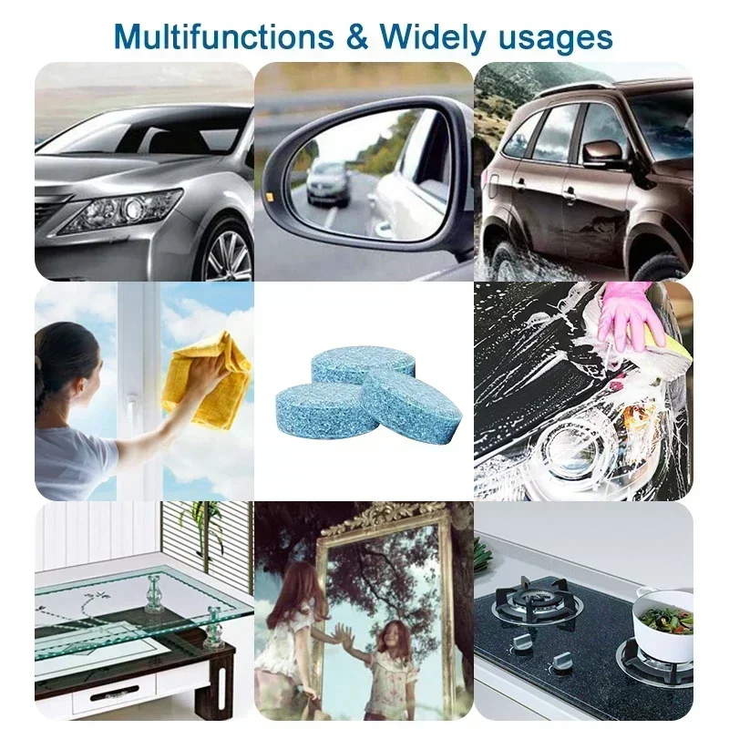 2/100개입 자동차 앞 유리 세정제 자동차 발포 타블 - Tablet Car Accessories 리뷰 및 가격