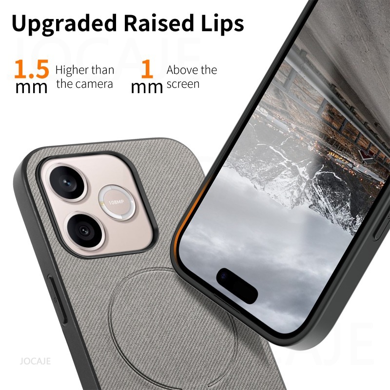 패브릭 질감 가죽 마그네틱 케이스 (Honor 600  - Magnetic Case Smart 리뷰 및 가격