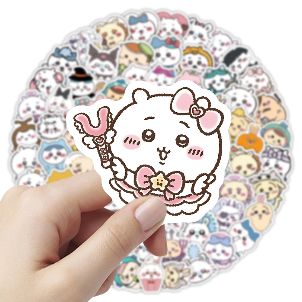 102 JIYI 만화 스티커, 하치와레 우사기 스티커  - Tablet Accessories 리뷰 및 가격