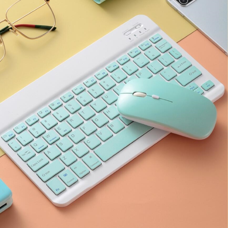 울트라 슬림 블루투스 키보드 휴대용 미니 무선 충전식  - Boox Tablet Accessories 리뷰 및 가격