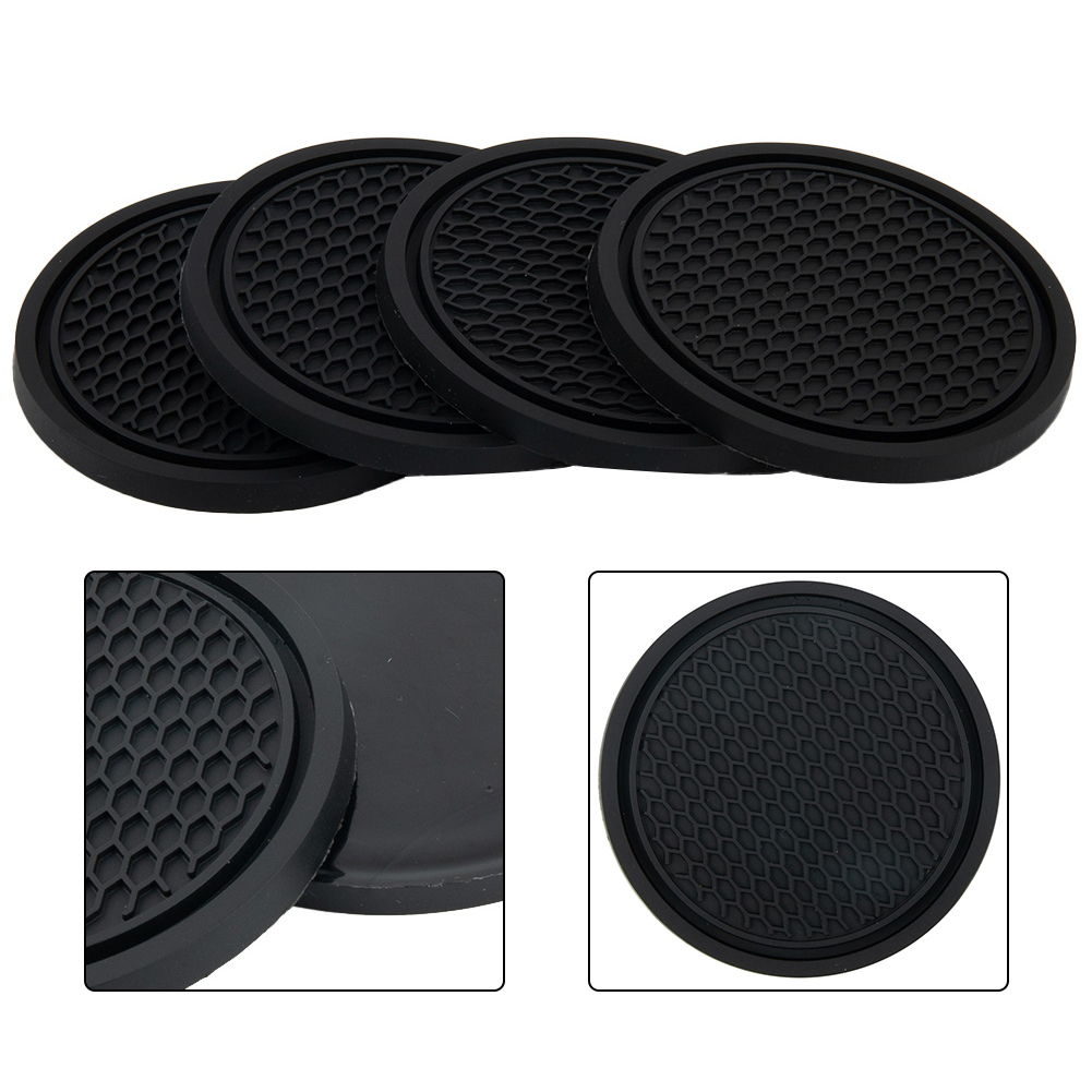 4 Pcs 블랙 자동차 자동 컵 홀더 안티 슬립 인서트 - Tablet Car Accessories 리뷰 및 가격
