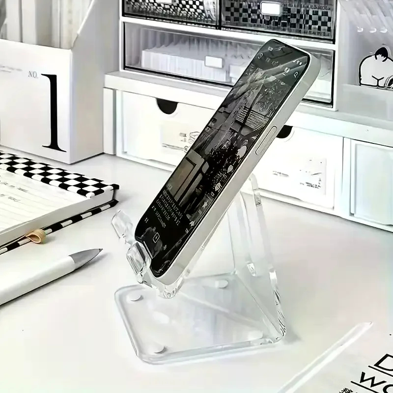 투명 아크릴 폰 스탠드, 미니멀리스트 투명 폰 홀더,  - Tablet Accessories 리뷰 및 가격