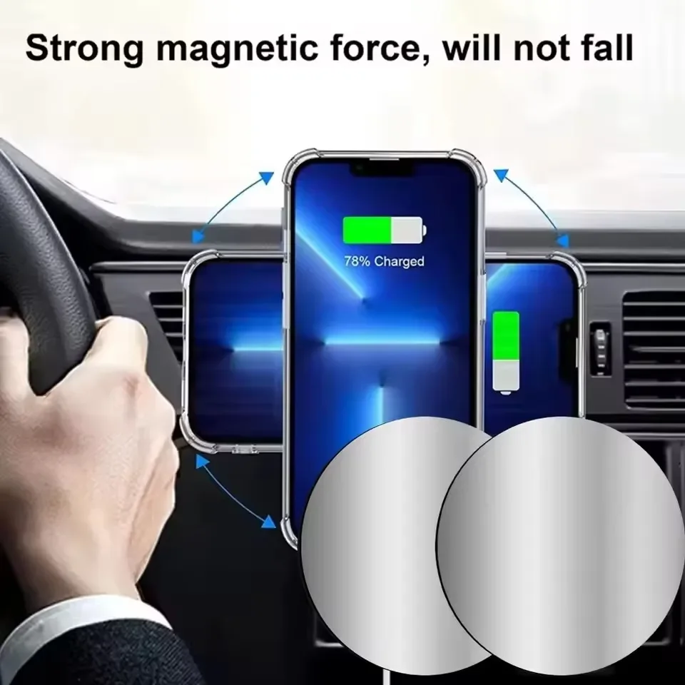 1-5PCS 8CM 휴대 전화 태블릿 용 자기 금속 플 - Tablet Car Accessories 리뷰 및 가격