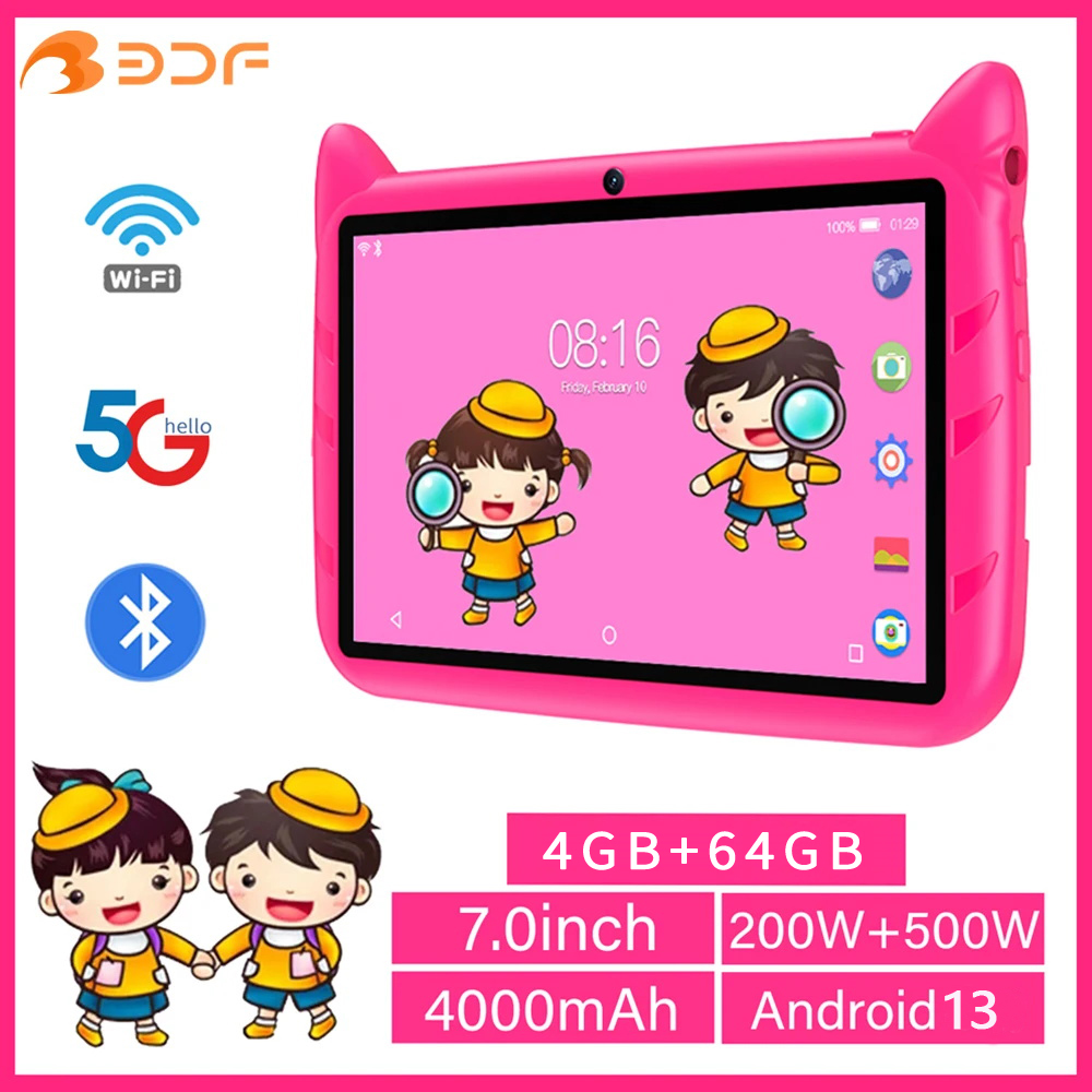 BDF 어린이 태블릿, 안드로이드 13, 4GB RAM - Kids Tablet With Accessories 리뷰 및 가격