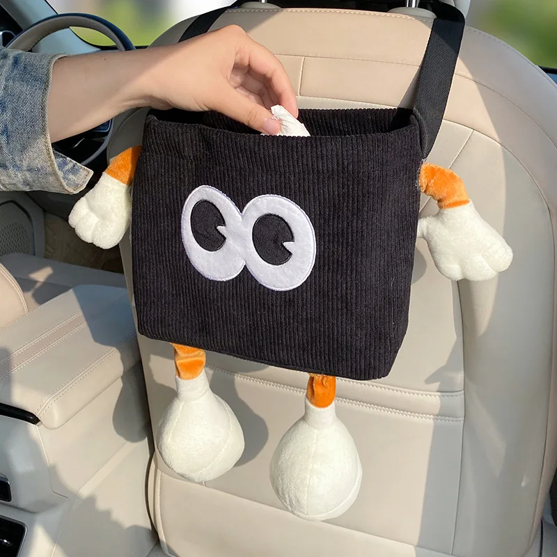 자동차 쓰레기통, 만화 눈 우산 물병 보관 가방, 자동 - Tablet Car Accessories 리뷰 및 가격