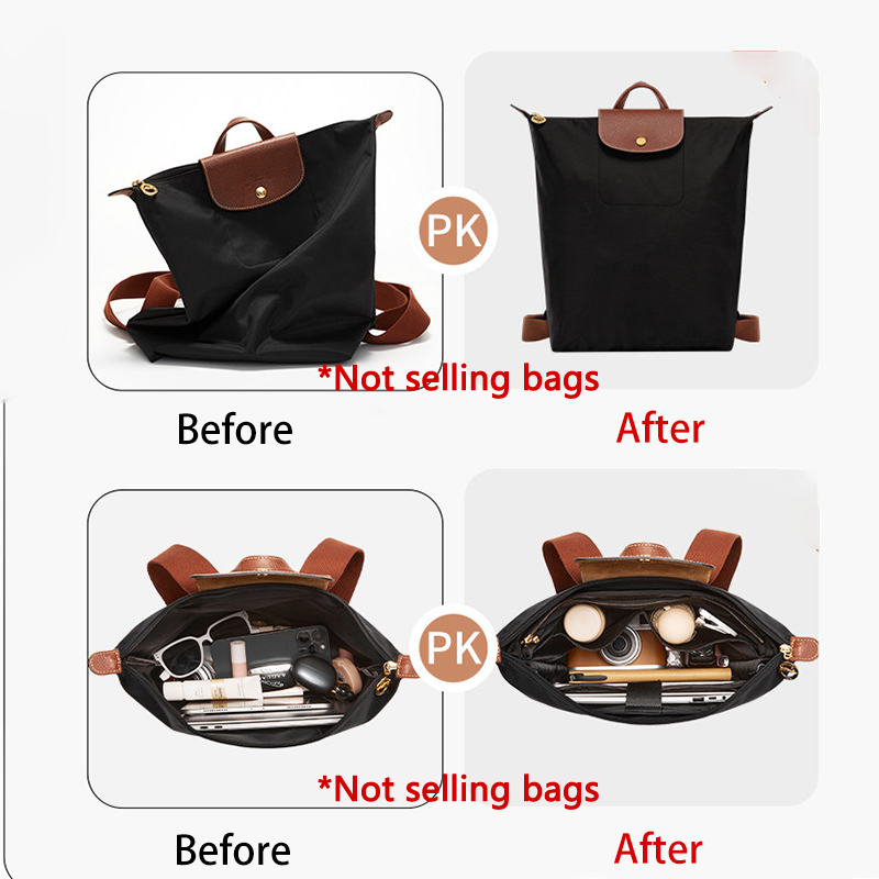 롱샴 백팩용 가방 정리함, 컴퓨터, 물병 수납, 찾기  - Tablet Accessories 리뷰 및 가격
