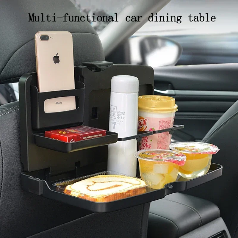 자동차 뒷좌석 접이식 식탁 - 컵홀더가 있는 대용량 차 - Tablet Car Accessories 리뷰 및 가격